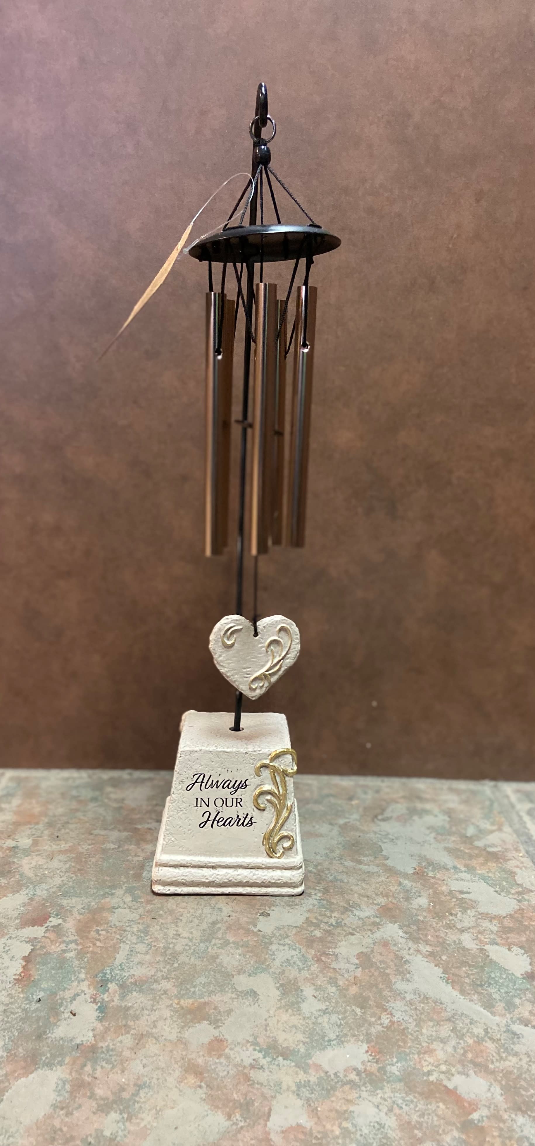 TABLETOP CHIME Always In Our Hearts in Greensburg, PA Curly Willow