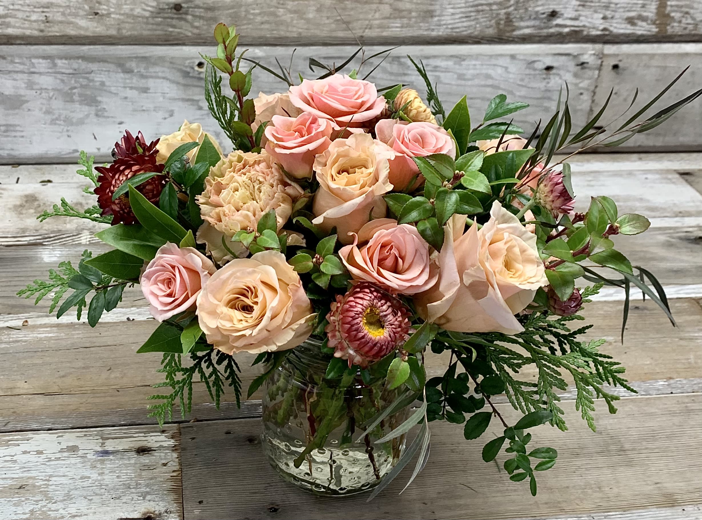 Sweet  - Our designers will carefully curate sweetly soft toned seasonal florals &amp; fillers into an arrangement that is sure to “sweeten” up your love!  Standard (Small Bedside or End Table Florals) Deluxe (Medium Desk or Coffee Table Florals) Premium (Large Kitchen Island/Counter or Fireside Florals)  