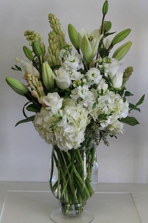 Purity - Tuberose, Stock, Rose, Hydrangea, Oriental LIly