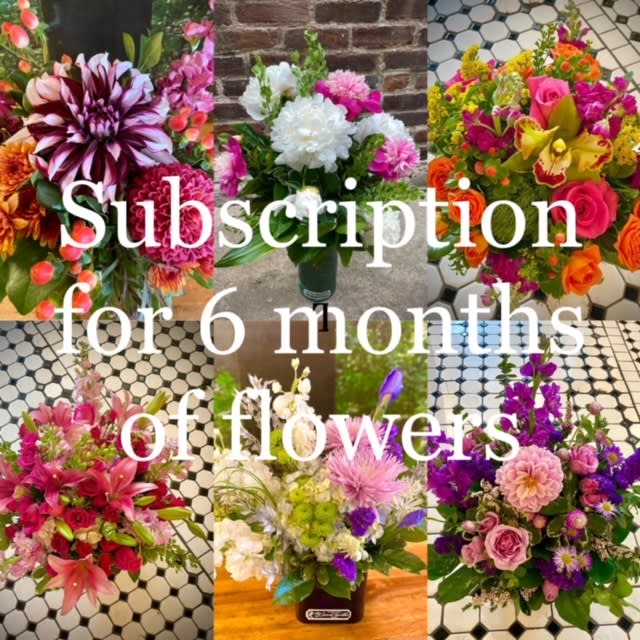 6 Months of Flowers Subscription in Columbia, MO My Secret Garden