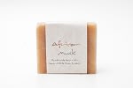 African Musk Goats Milk Soap - Nice Earthy scent made with all natural ingredients. This can be combined in a custom gift set or gift wrapped. Comes in a small bar and a regular size bar.