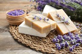 Lavender soap - lovely fresh scent.   All our soaps are made with the finest natural ingredients:  olive oil, coconut oil, shea, or goatsmilk.   