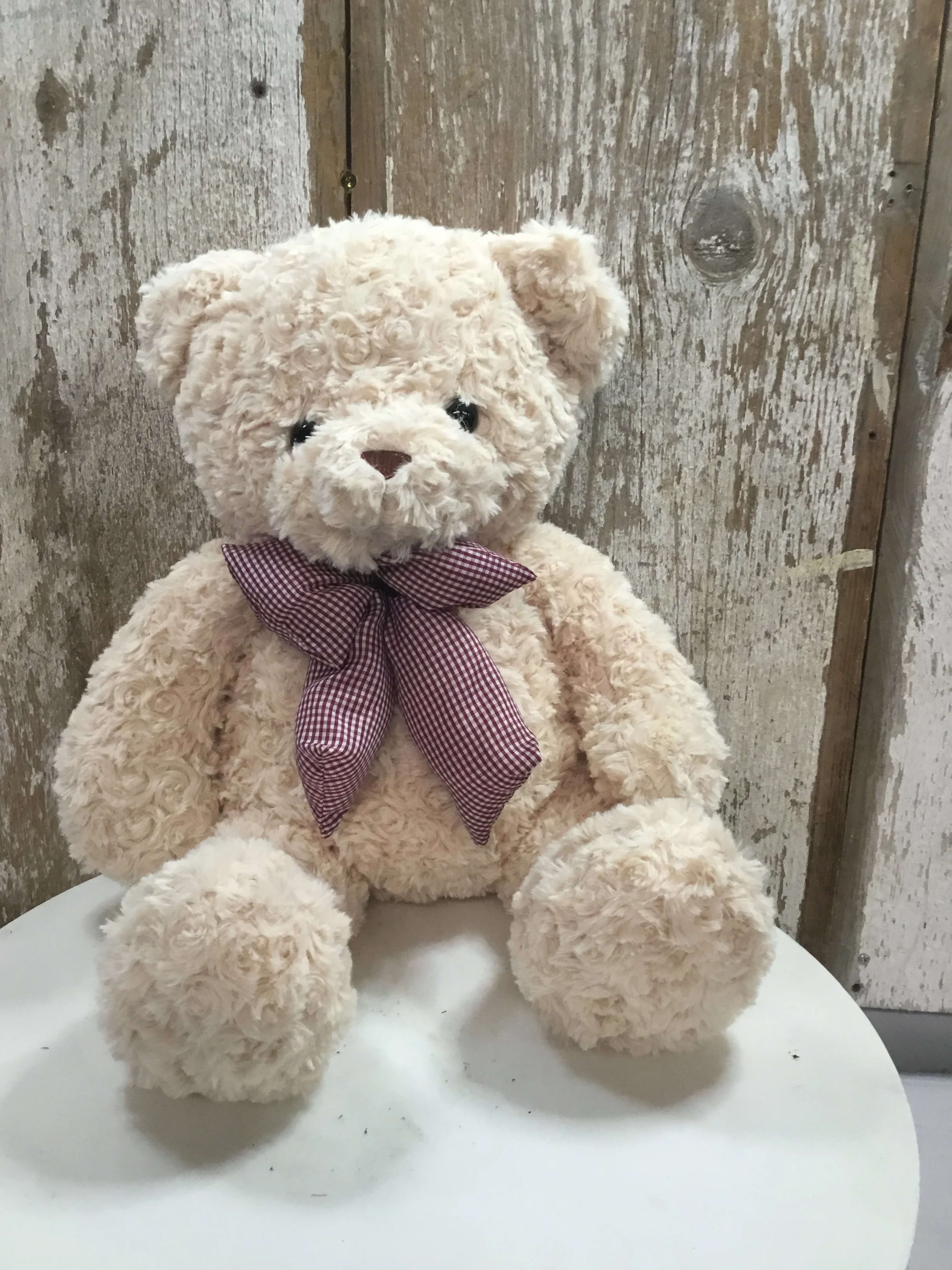 large stuffed brown bear