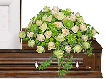 OVERFLOWING AFFECTION - OVERFLOWING AFFECTION Casket Spray Copyrighted content provided by FlowerShopNetwork.com