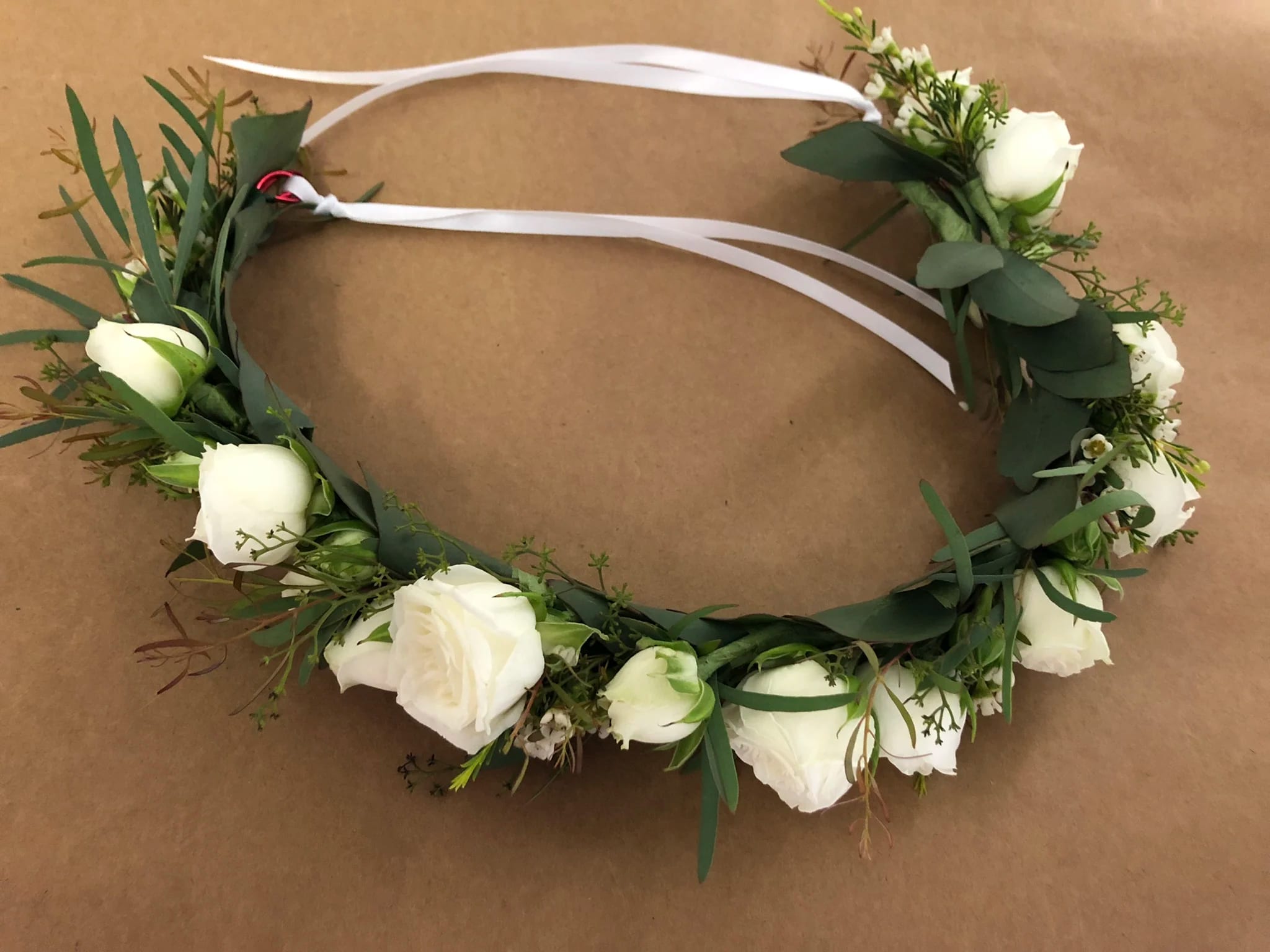 Flower crown - A birthday, or a special occasion, a wedding or graduation, flower crowns are the perfect adornment. It's personal and luxurious, flower crowns are unique and glamorous. Red Bud Florals has the expertise to create gorgeous head wreath or flower crowns.