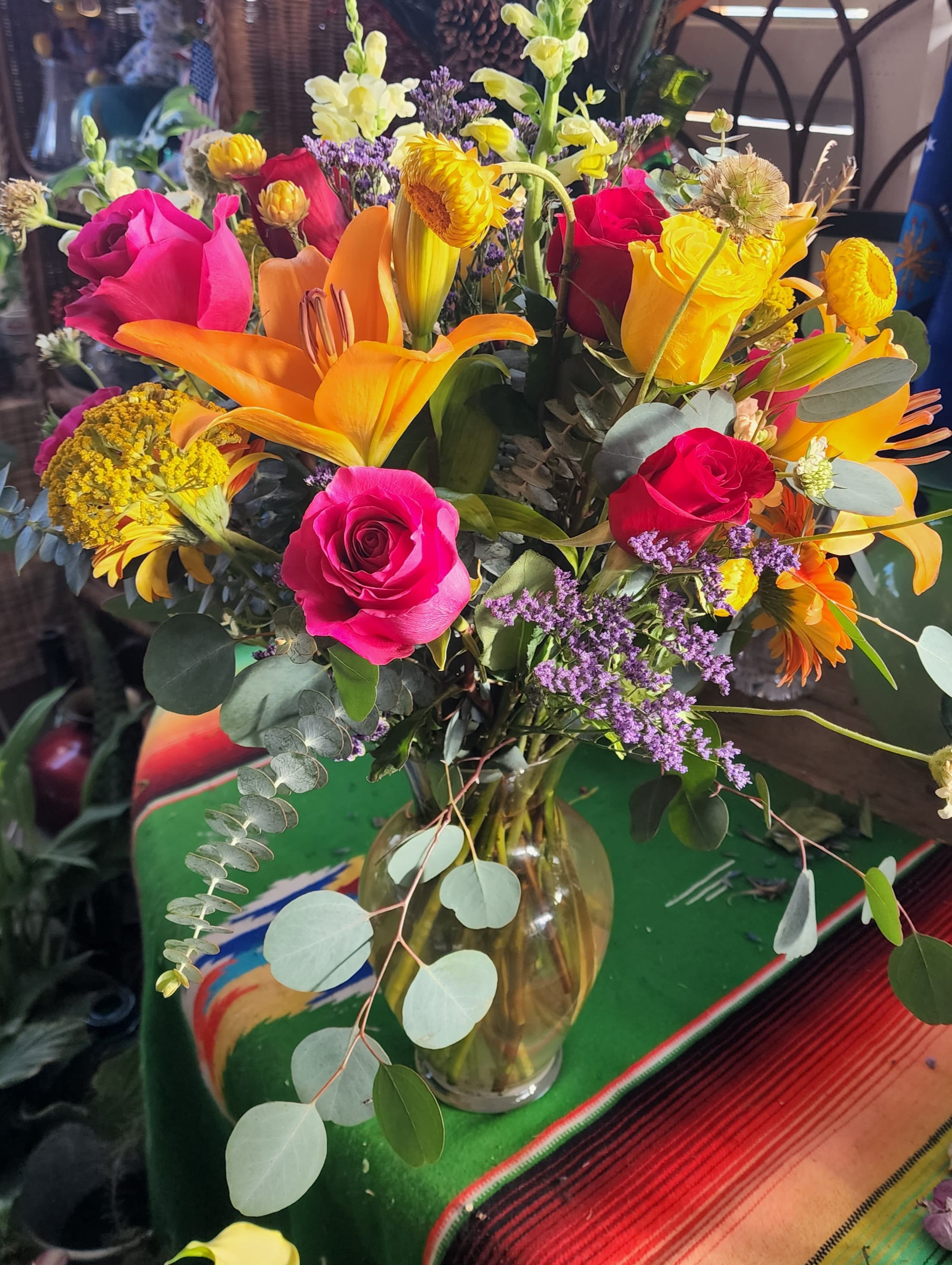 Songbird by BloomNation™ - An elegant all-yellow arrangement, Songbird by BloomNation™ brightens up any room. A perfect present for Grandparents Day, celebrating spring or sending as a surprise to cheer somebody up!  Approximate Dimensions: 16&quot;D x 16&quot;H