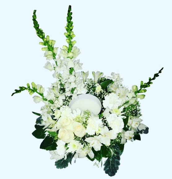 Sympathy Centerpiece by Letty's Flowers Florist