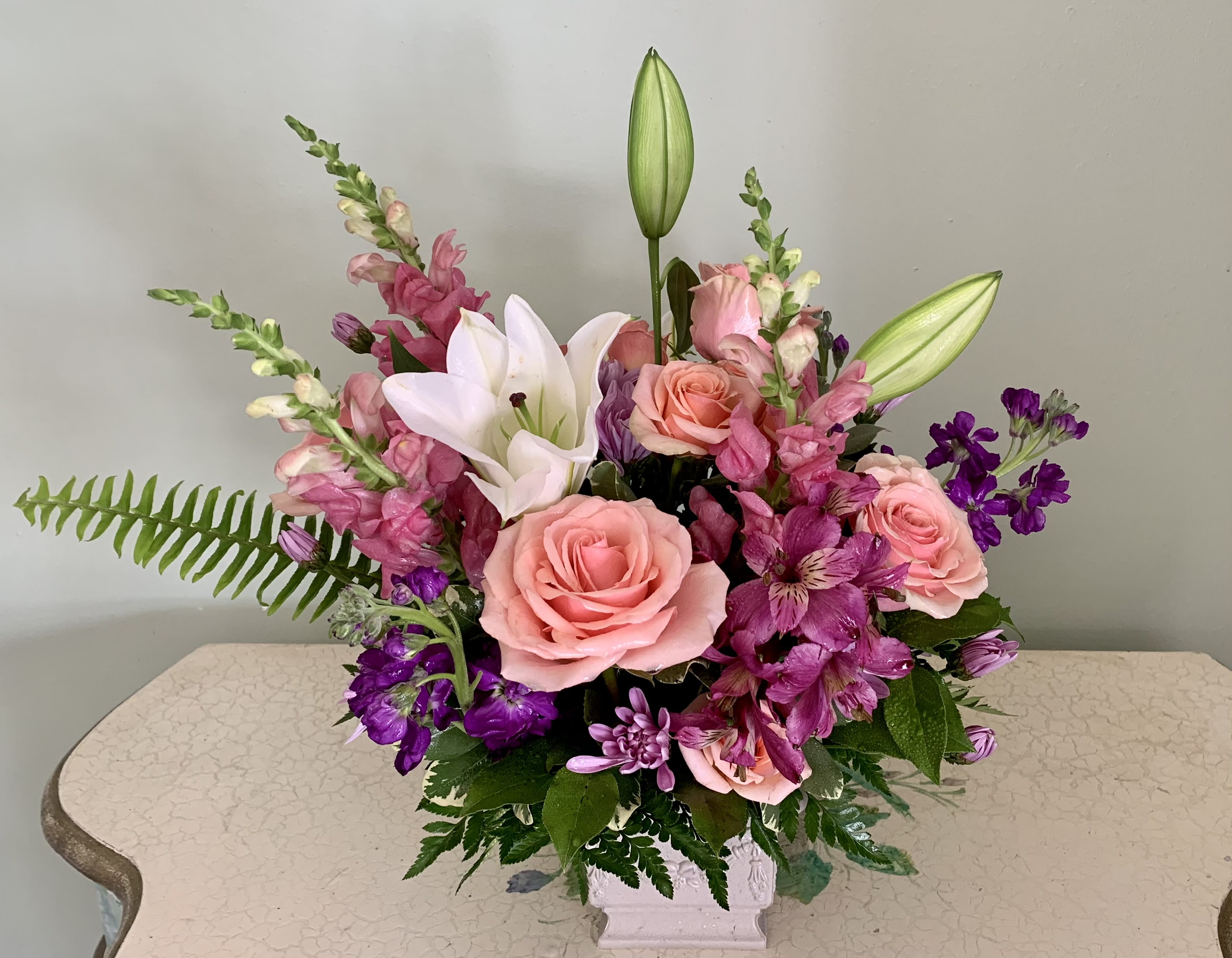 Pastel Sherbet Love - A soft pastel arrangement that shows someone special how much they are loved. 