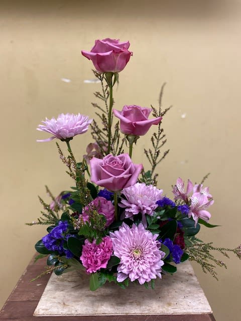 Lovely Lavender - Mixture of seasonal florals in pinks, purples, and lavender