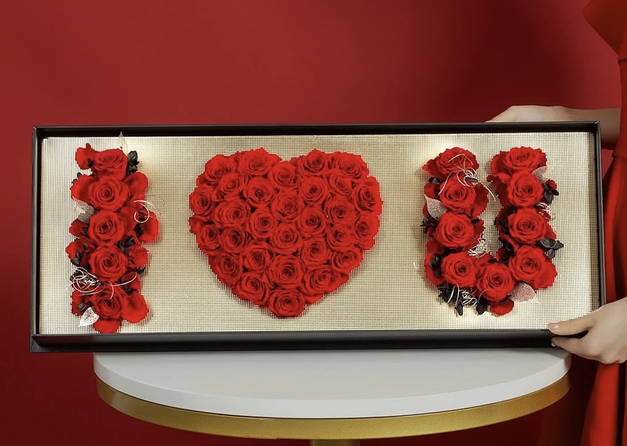 Love Flower Gift Box, I Love you Box
