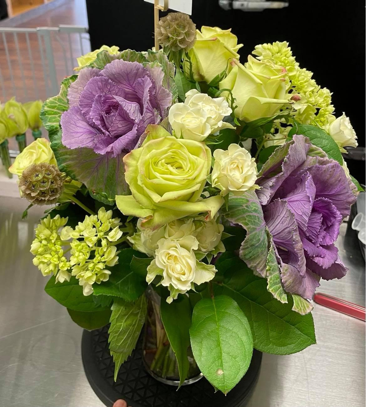 Neutral Vase Arrangement in Cazenovia, NY Jasmine Rae Floral Design