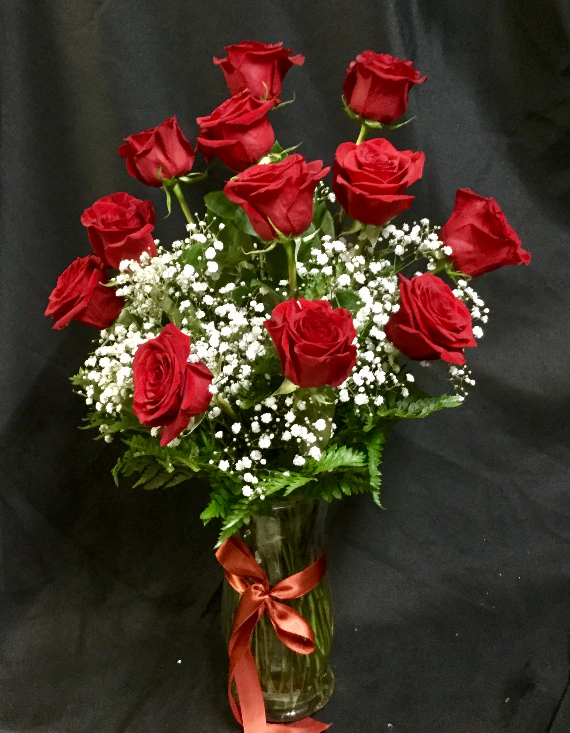 Roses are Red Roses are Red - 1 dozen long stem roses