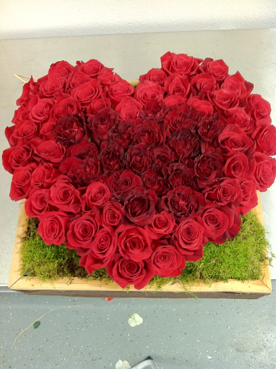 Phenomenal Rose Arrangement - There's no better way to say 'I Love You' than with this magnificent red rose display.