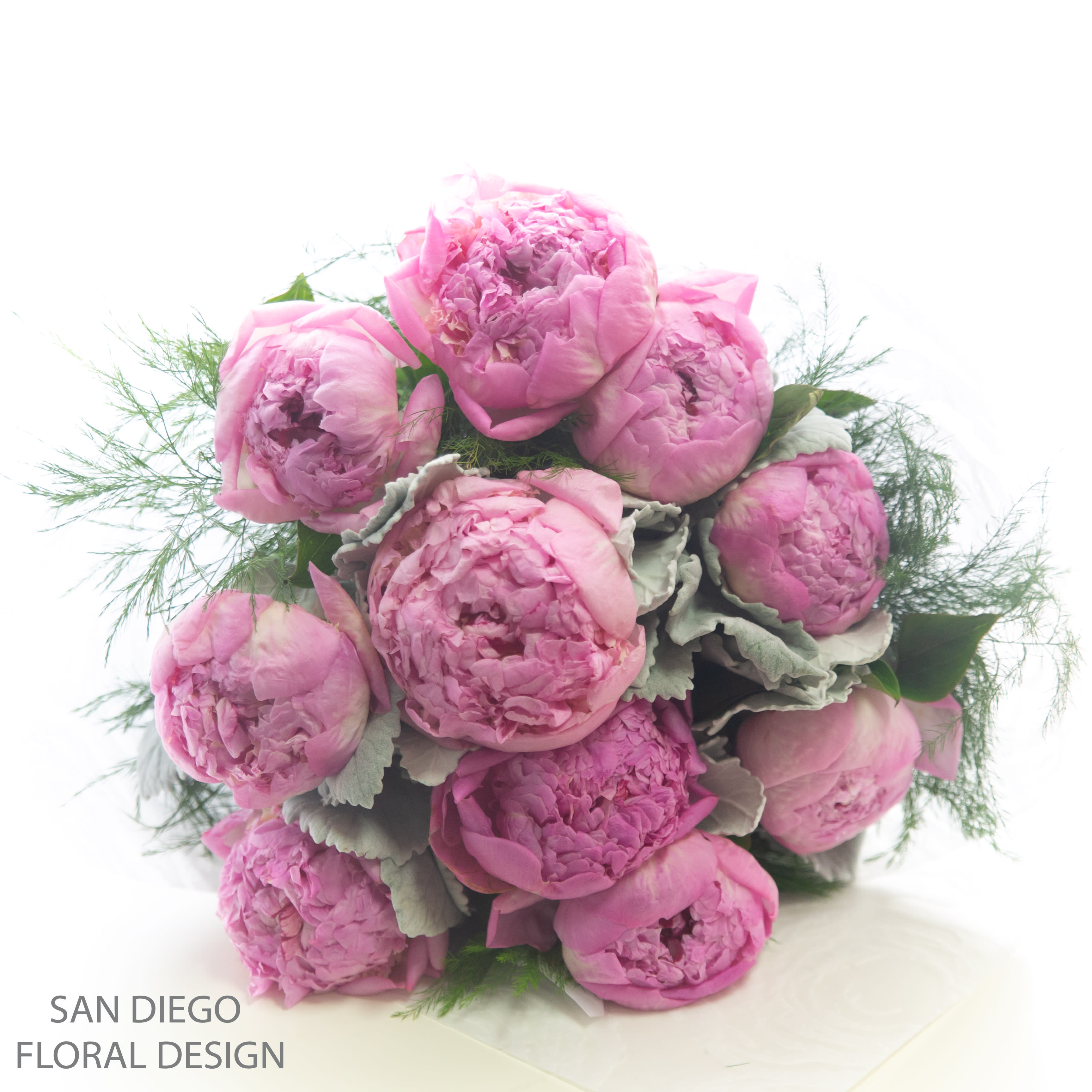 Peonies Wrapped Bouquet in San Diego, CA San Diego Floral Design