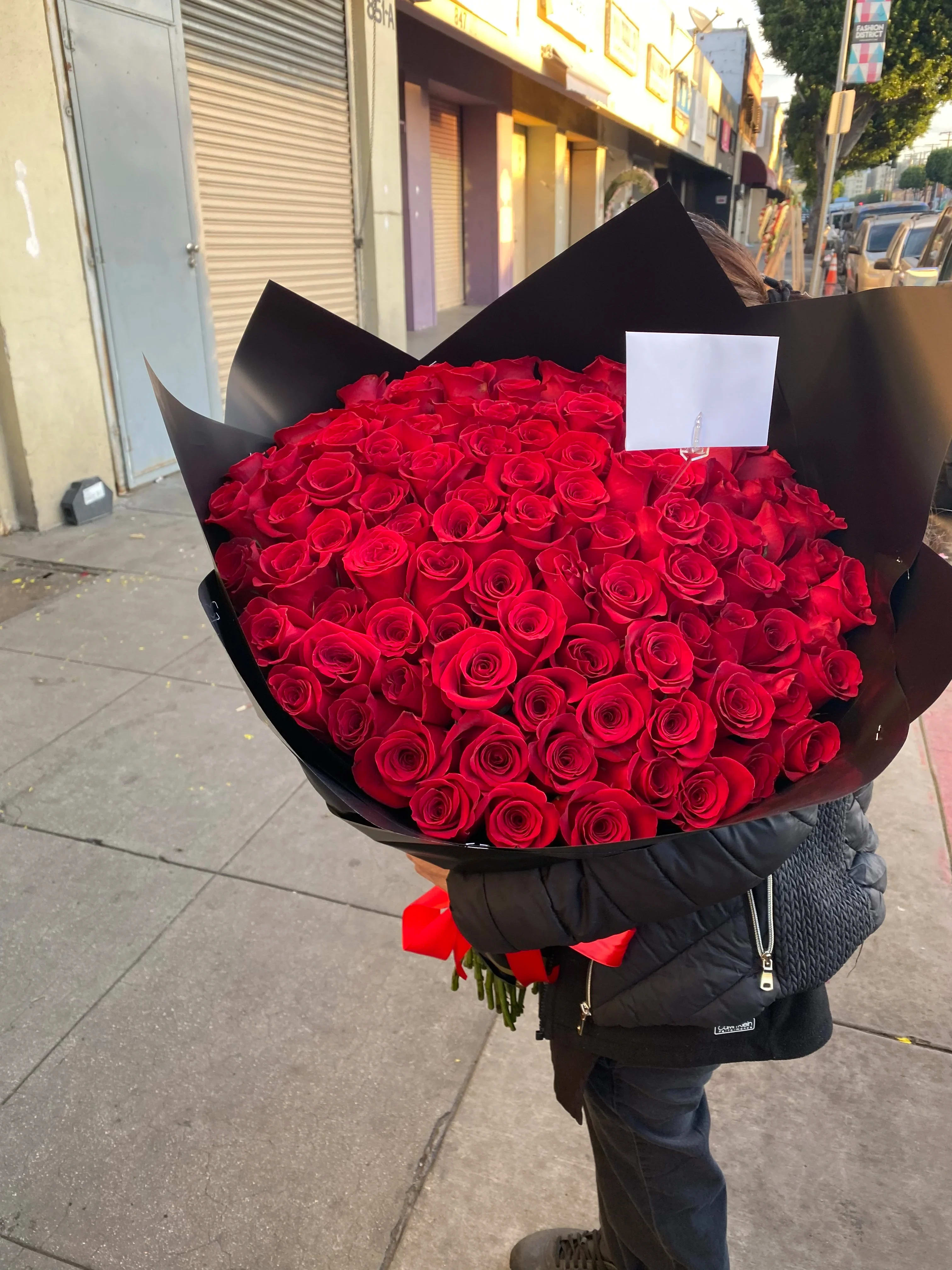 100 Red Rose Bouquet in Los Angeles, CA | Carbajal Flowers