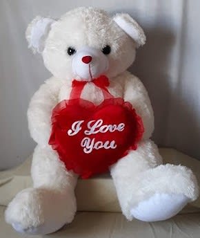 GIANT TEDDY BEAR  NEW-SA2 - OUR GIANT , LOVABLE TEDDY BEAR  in an impressive 40&quot; tall and is 20&quot; wide.   For other bears in all sizes and colors and for other kinds of stuffed animals please phone us at 1-800-331-5358 for other styles, size and prices.. 