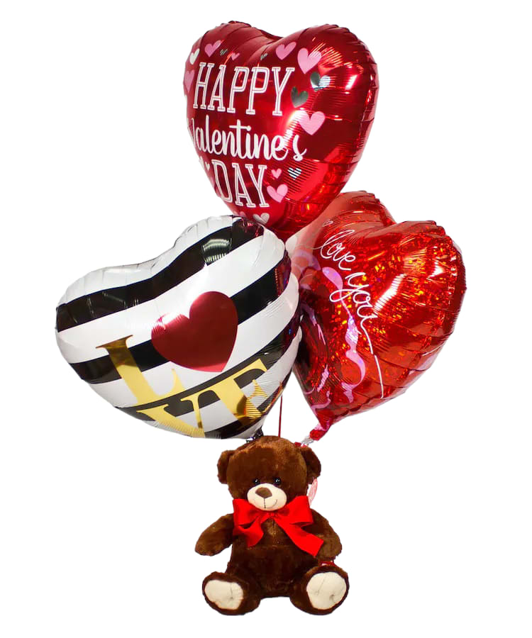 Balloon teddy 2024 bear delivery