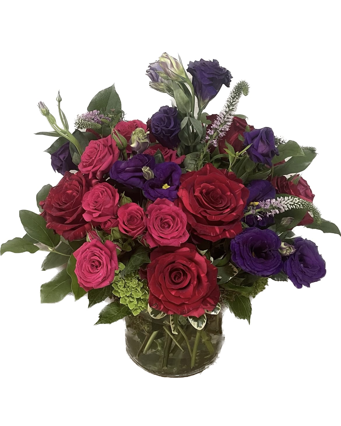 Passion - A gorgeous display of vibrant reds, hot pinks and deep purples. 