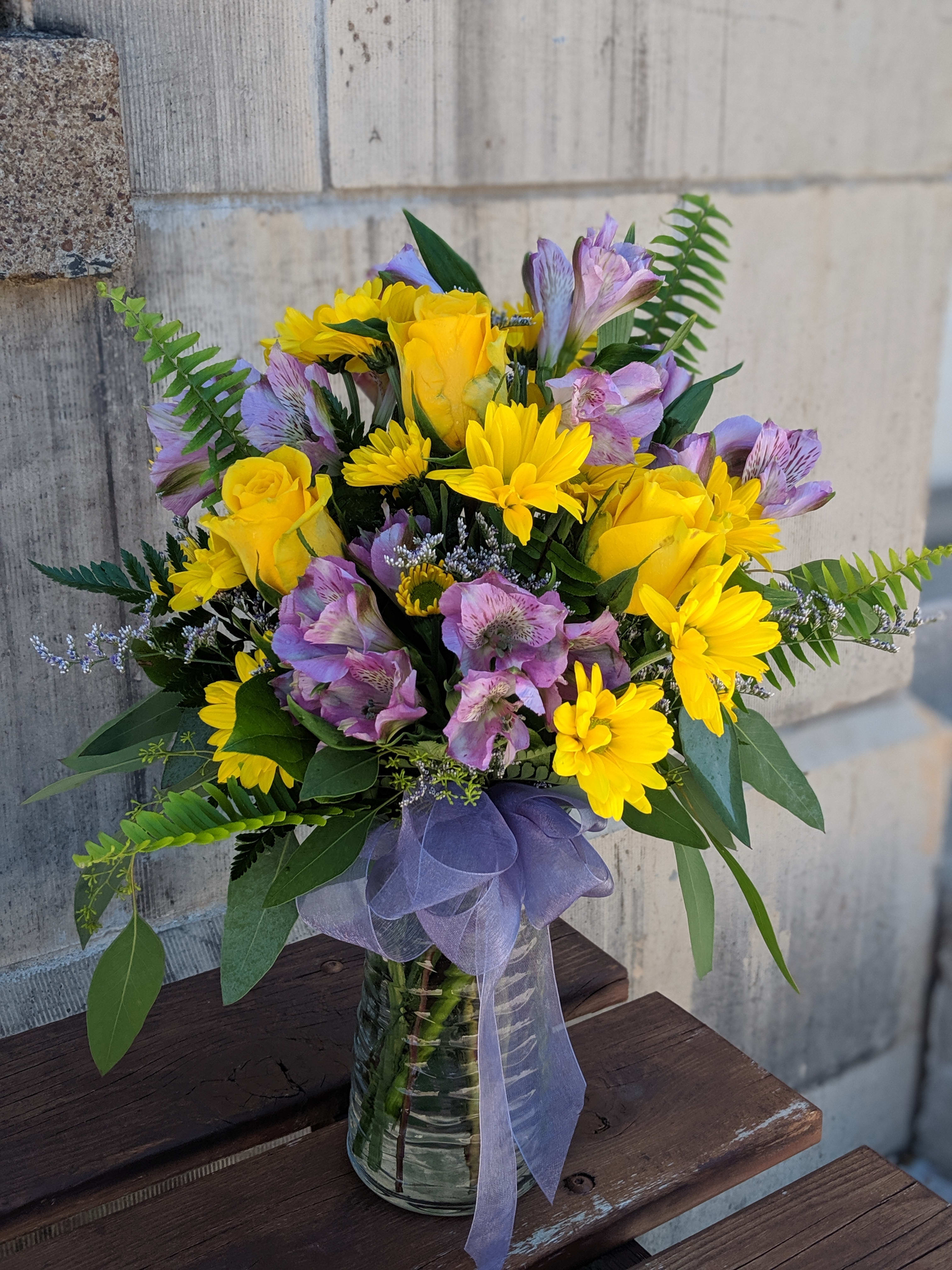 Spring Passion Bouquet in Stanley, WI Ele's Flowers