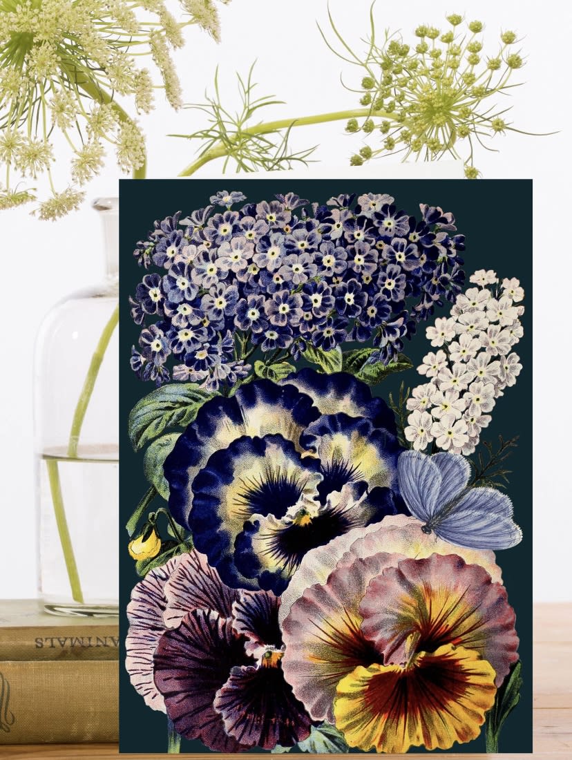 Flowers Greeting Card Flowers Greeting Card - Flowers Greeting Card