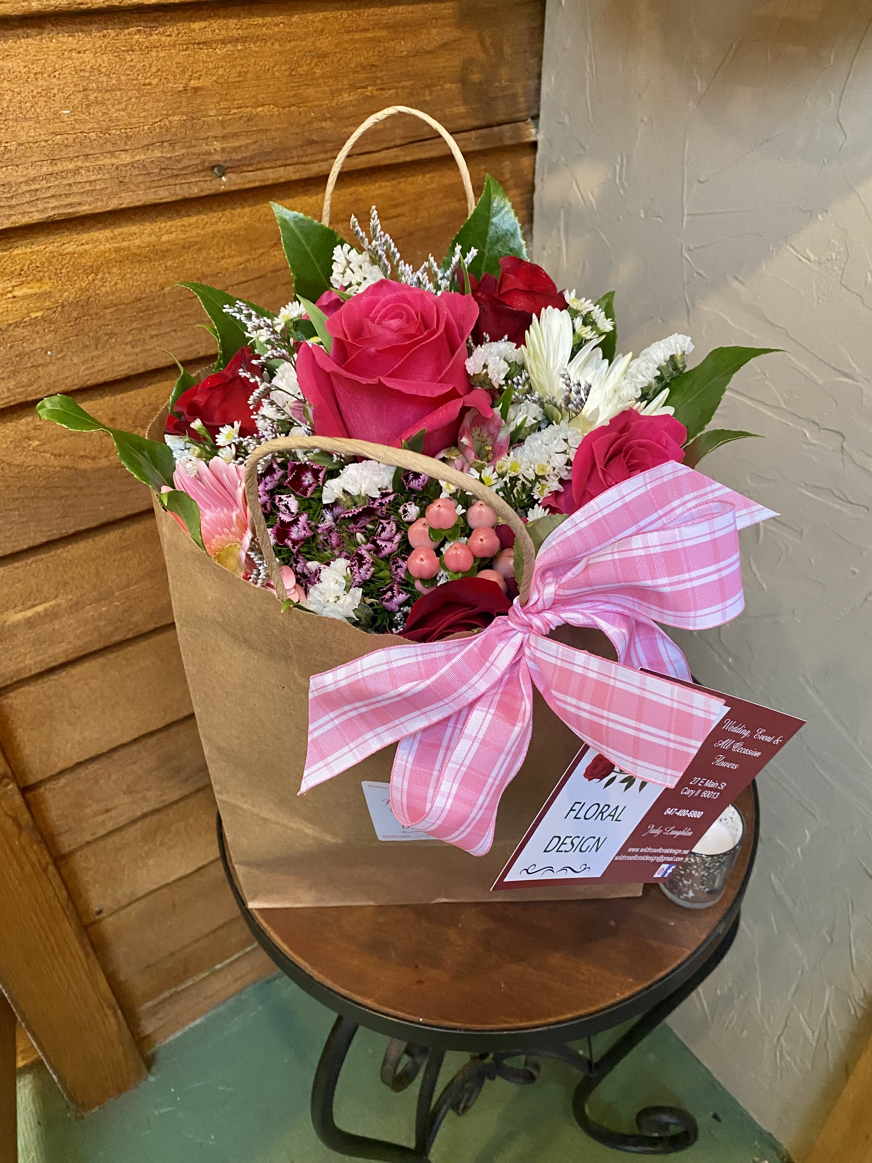 A Pretty Bouquet Just for You II in Cary, IL Wildrose Floral Design