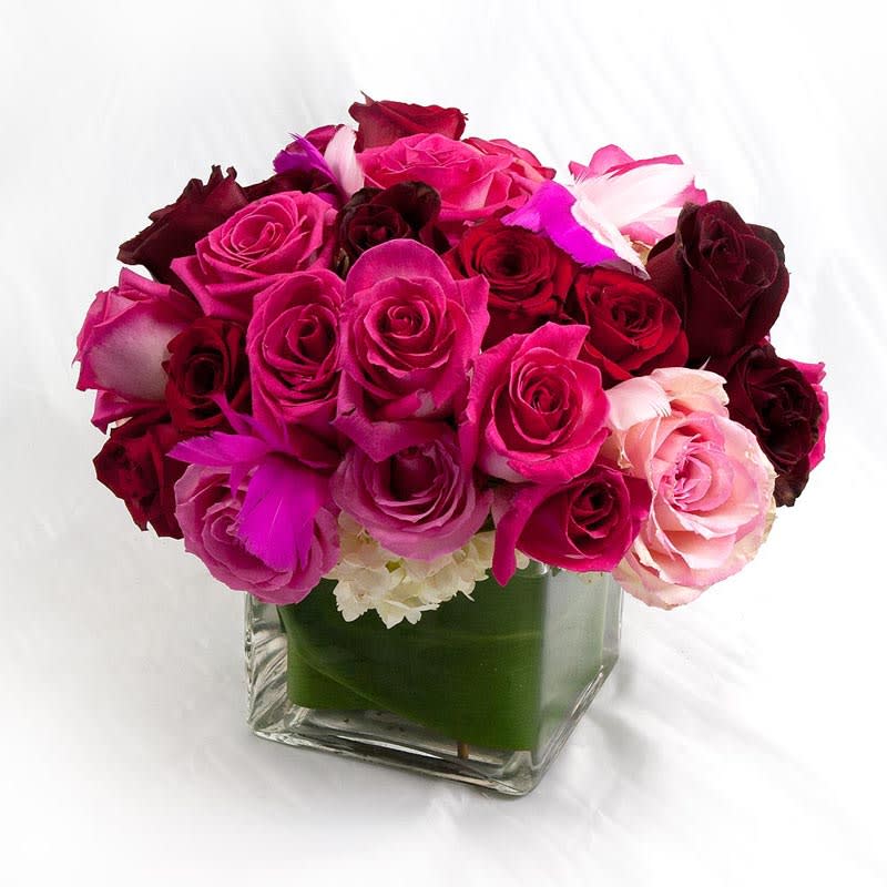 Buy 50 Shades of Red Roses Bouquet