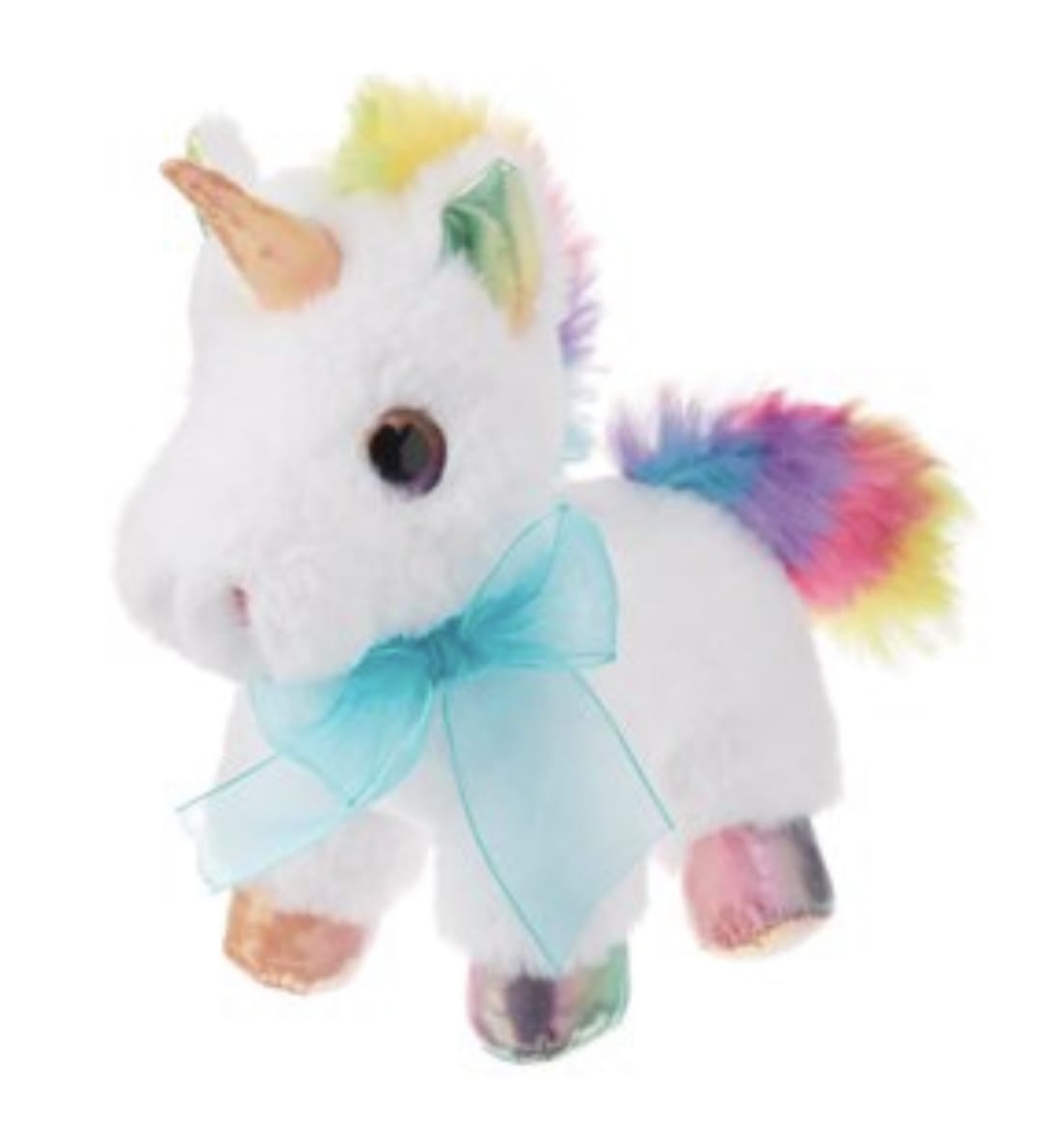 Sweet Unicorn - Sending a fuzzy friend is like sending a hug! This soft, adorable unicorn is 9” tall and super cuddly! Will be packaged in a deluxe gift bag with tissue paper.