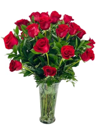Red Roses - Make hearts happier giving them fresh flowers.  Standard: 1 Dozen Roses Deluxe: 2 Dozen Roses Premium: 3 Dozen Roses