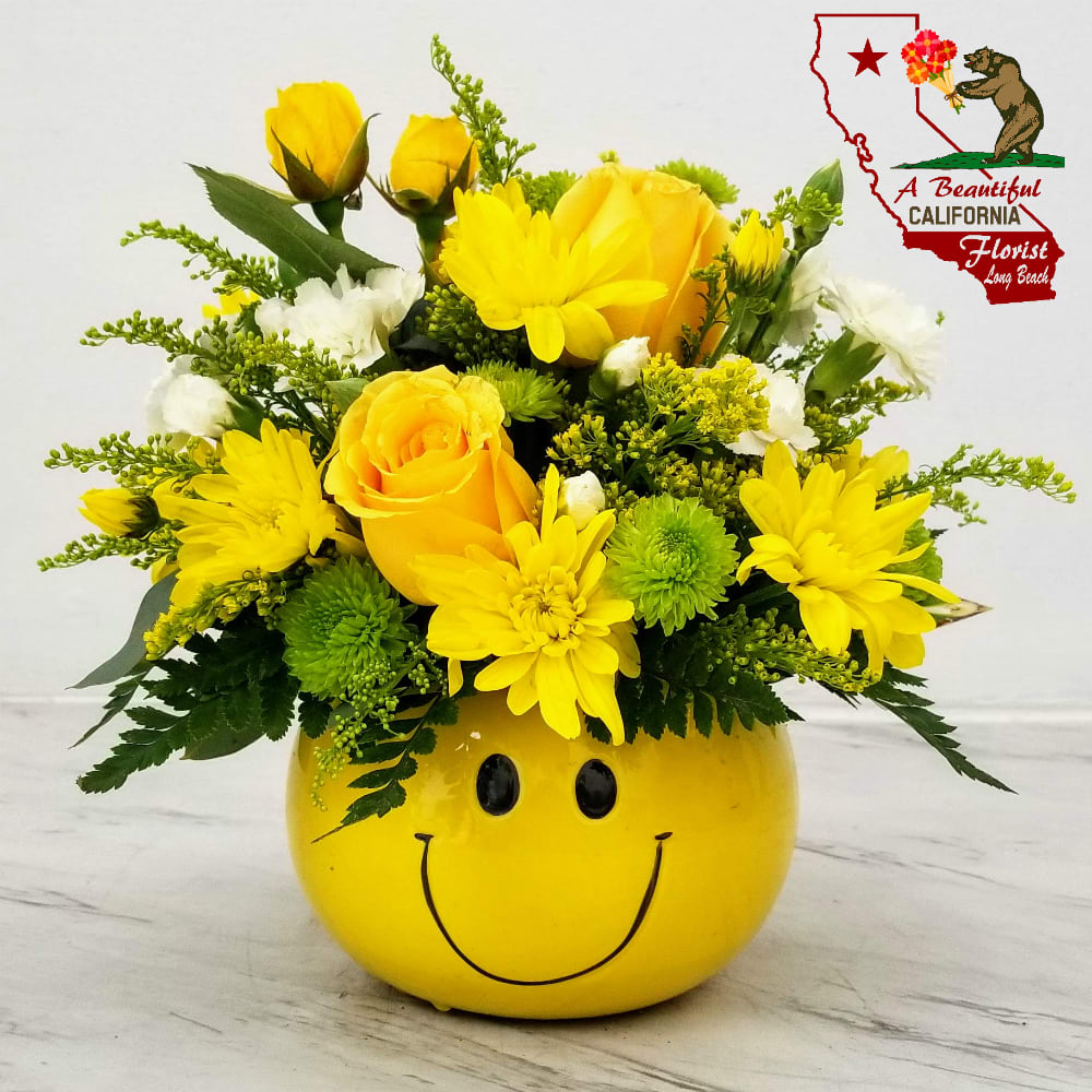 Happy ABC Flowers Best Long Beach Florist we Deliver in Long Beach