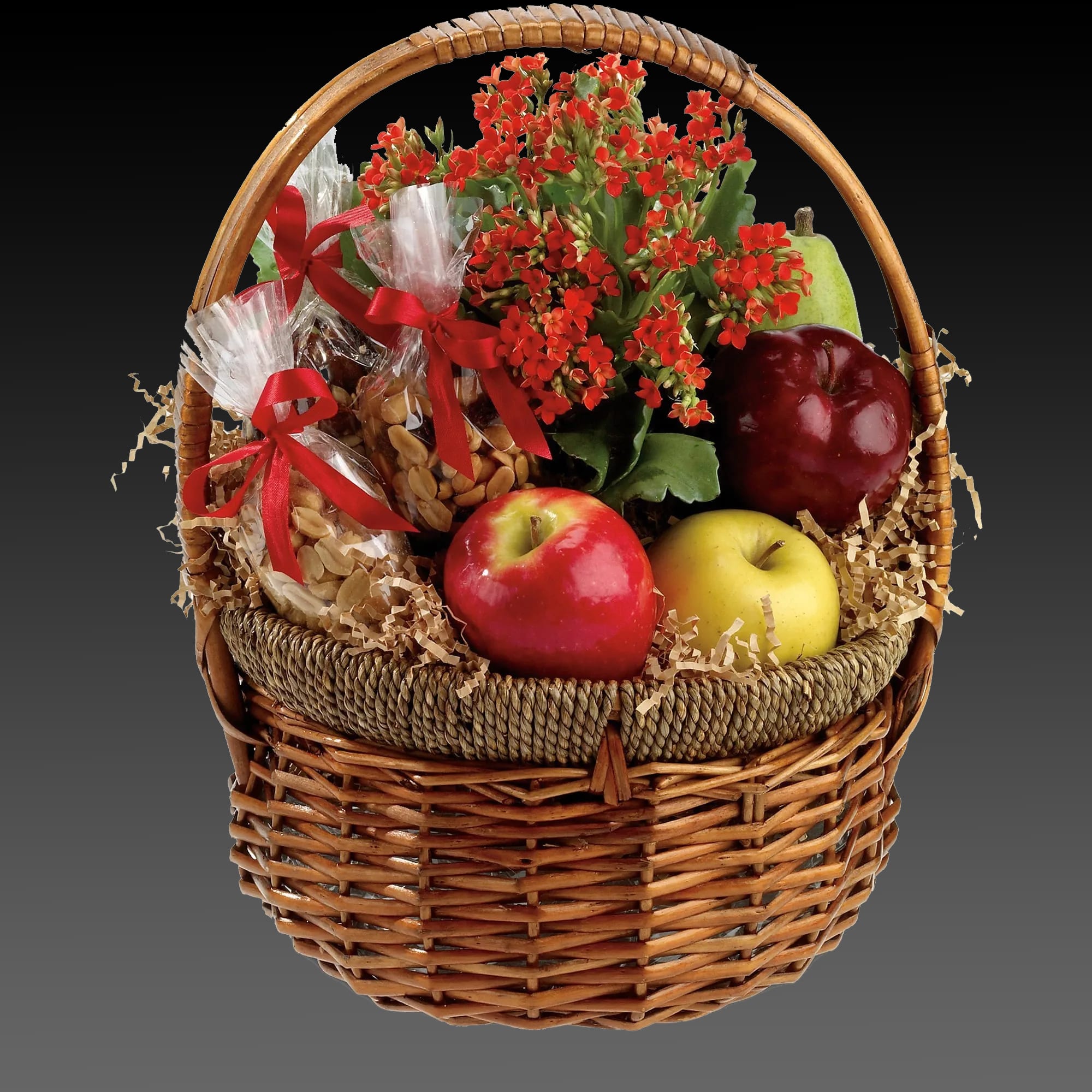 Green Apple Basket, Healthy Gift Basket