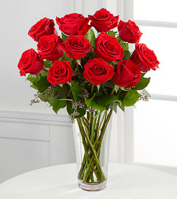 In realitate Murdar barcă  The Long Stem Red Rose Bouquet by FTD® - VASE INCLUDED in Secaucus, NJ |  Josephs Florist - Secaucus