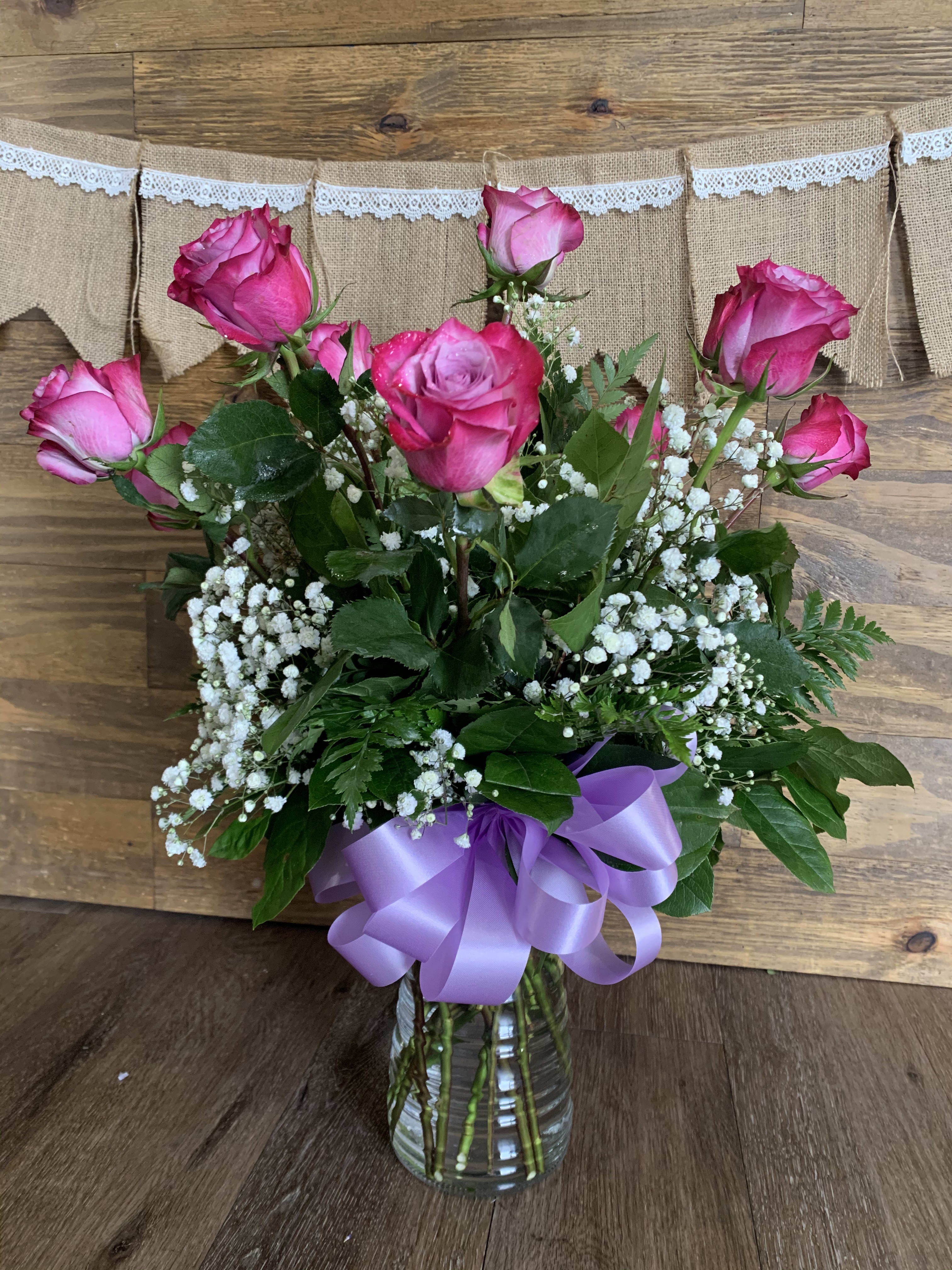 Lovely & Purple Roses by The Tilted Tulip