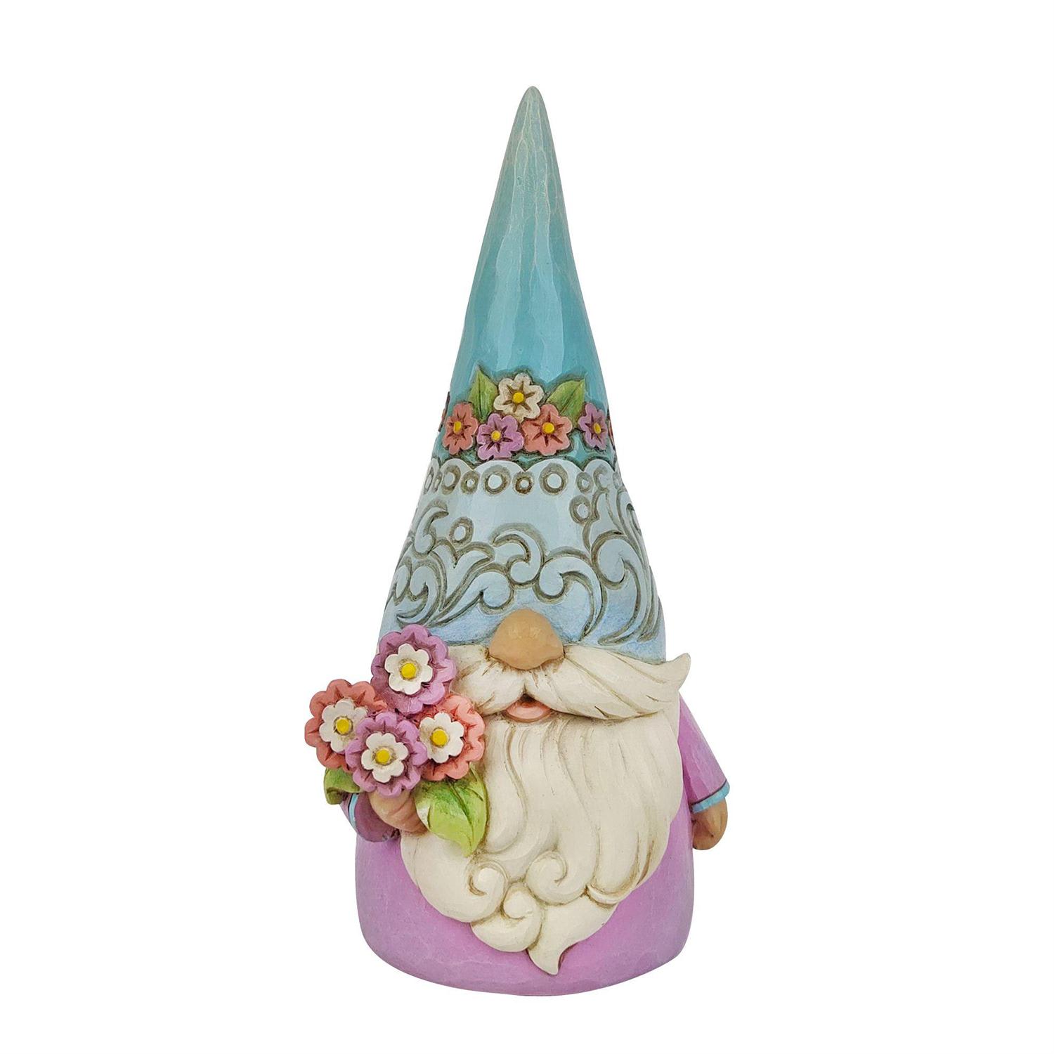 Jim Shore - Gnome with Flowers by Riverview Florist