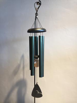 36 FOREST GREEN WIND CHIME - 60202 by Jeffrey's Flowers By Design