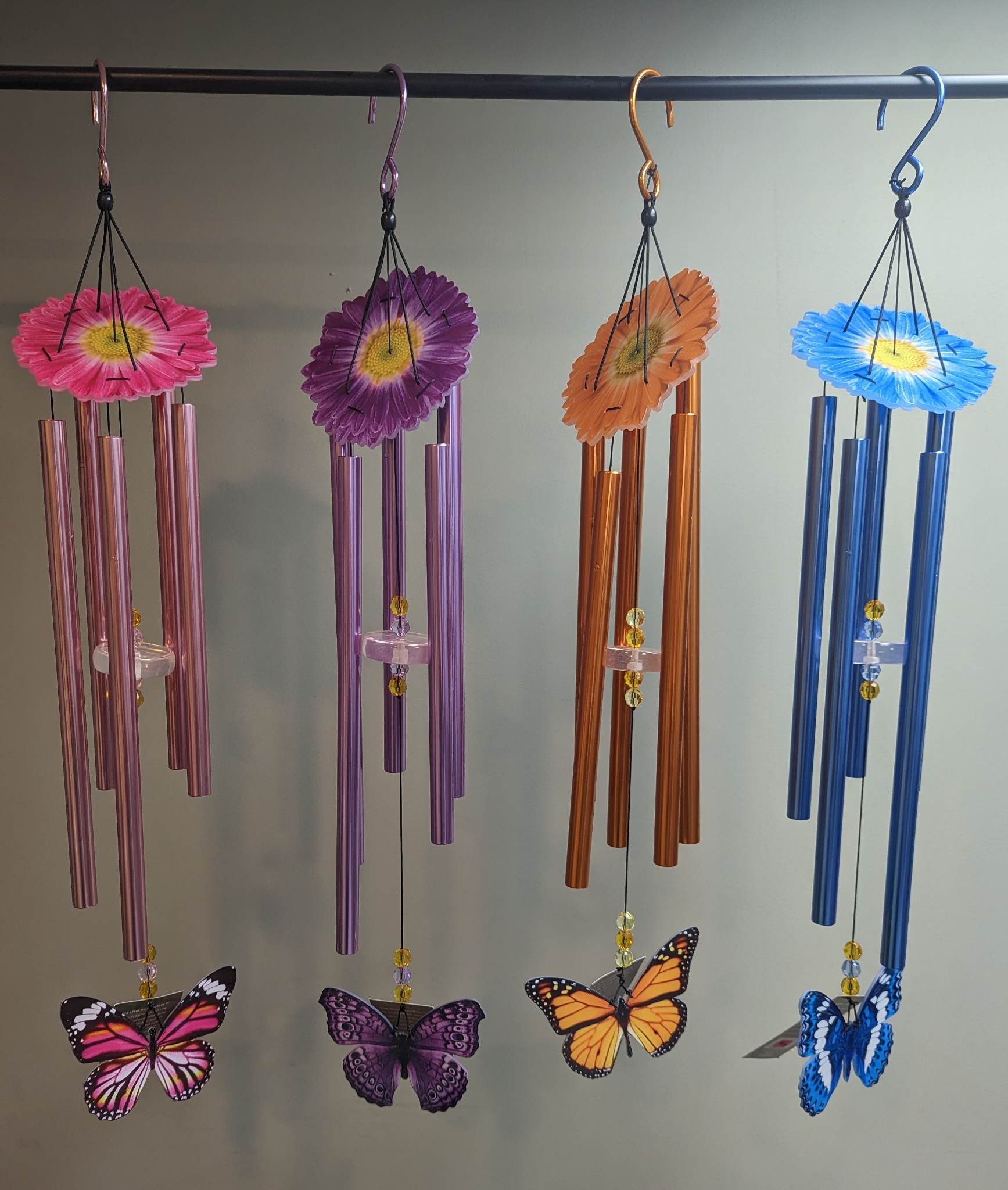 Butterfly Wind Chime in Cambridge, OH | An Enchanted Garden Florist & Gift  Shoppe LLC