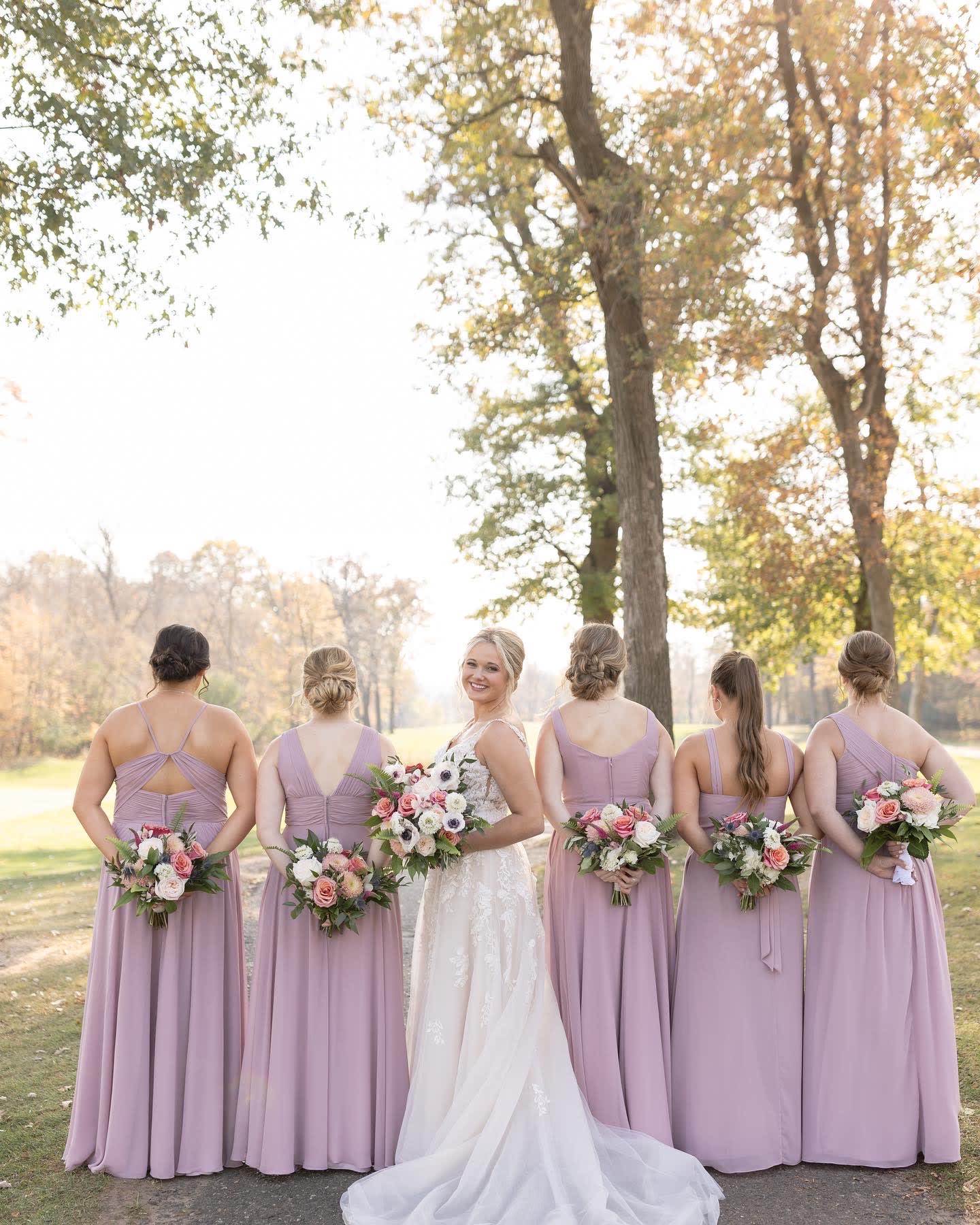 Bridesmaid bouquets top