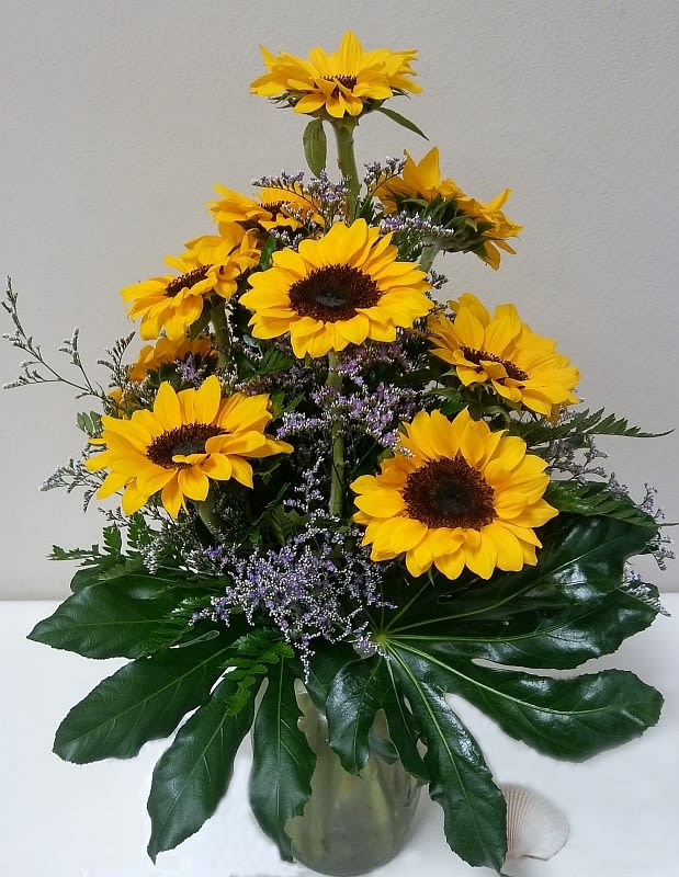 Bright Sunflowers - Sunny sunflowers will bring smiles all day long, it's guaranteed to create a smile.