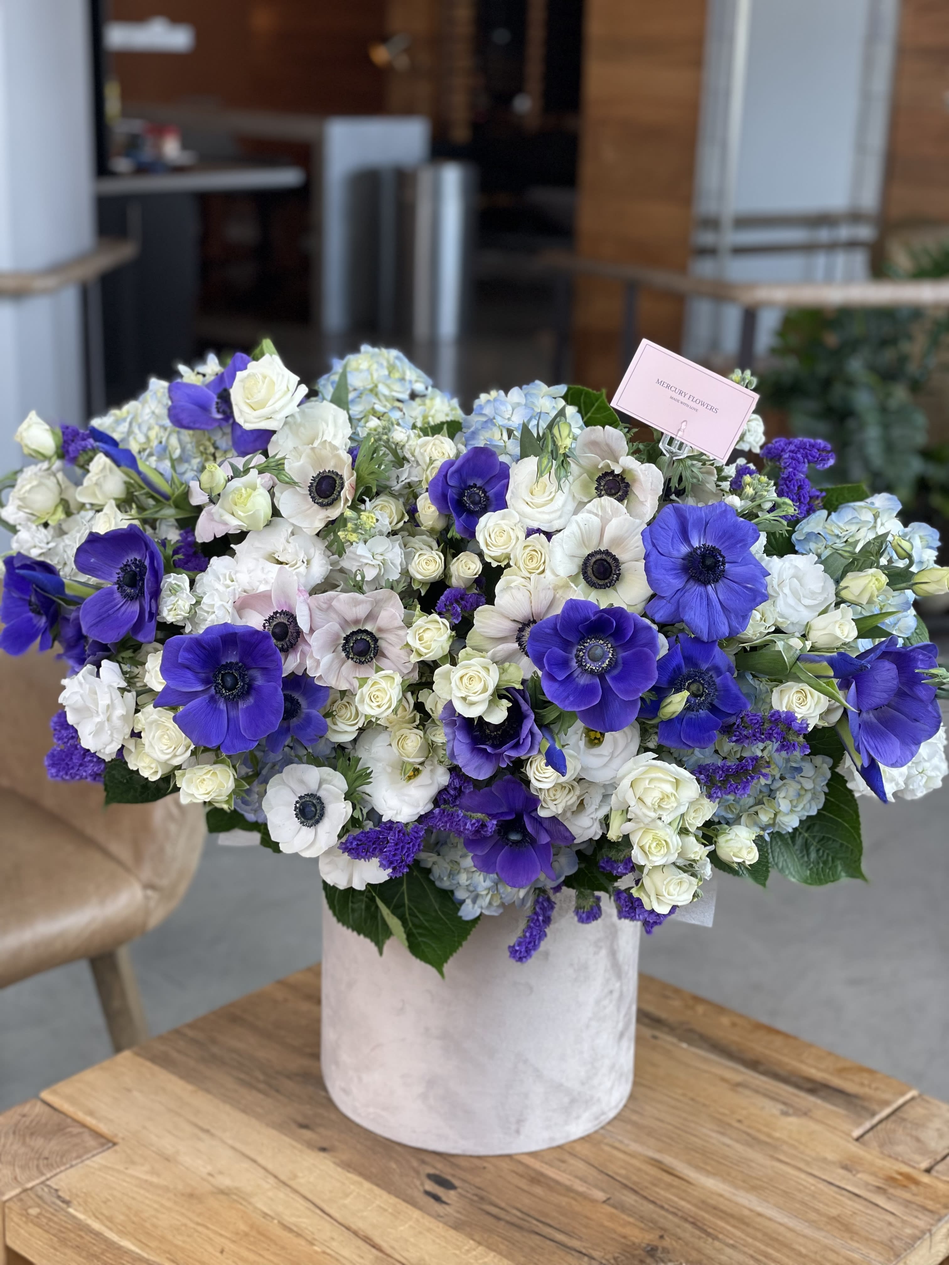 Box with anemones  - Box with anemones 