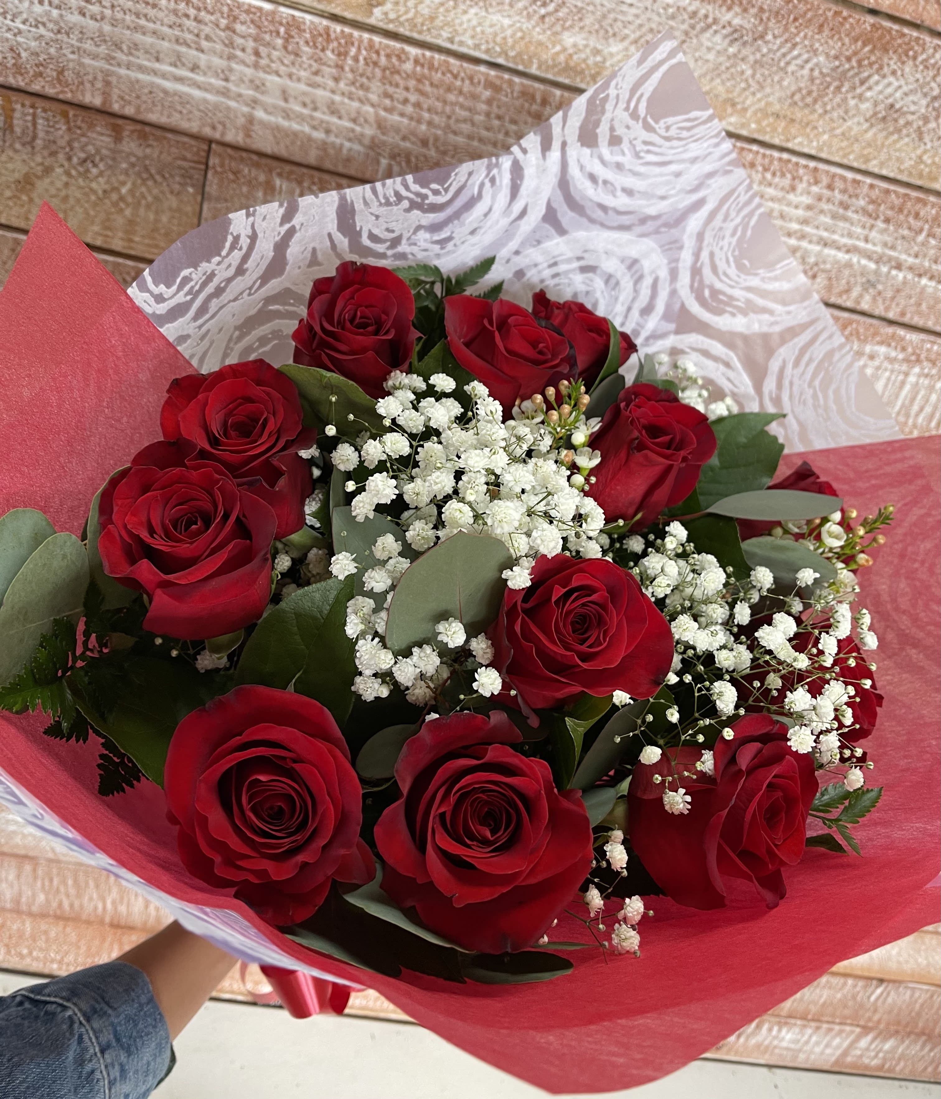 Red Rose Wrap Bouquet - All Products