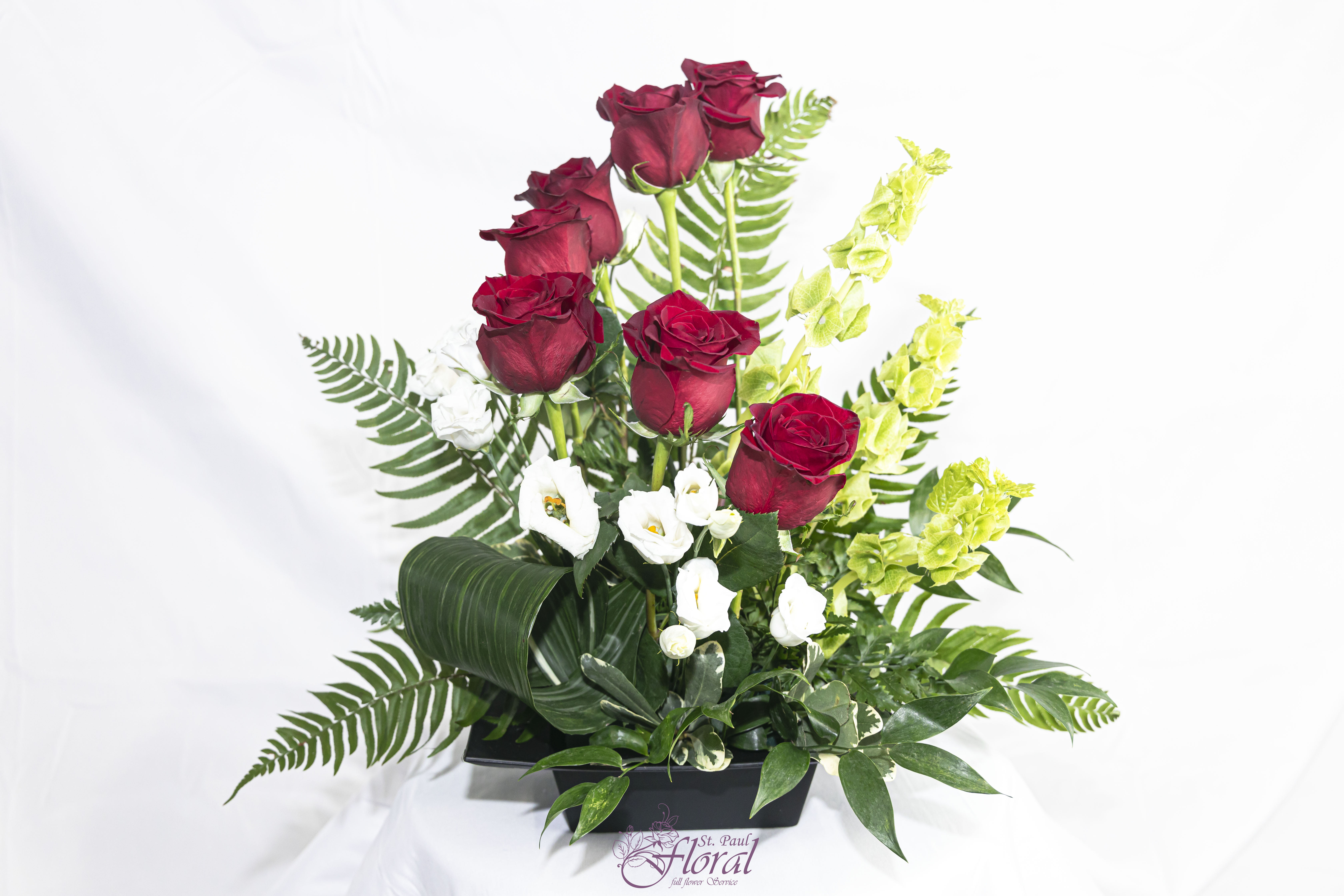 Growing Love - A modern rose arrangement, show your love with this bouquet. 