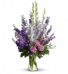 Joyful Memories Bouquet Joyful Memories Bouquet - Lavender and white sympathy flowers make a grand statement in this joyful bouquet. Cherish your memories with this lasting remembrance .