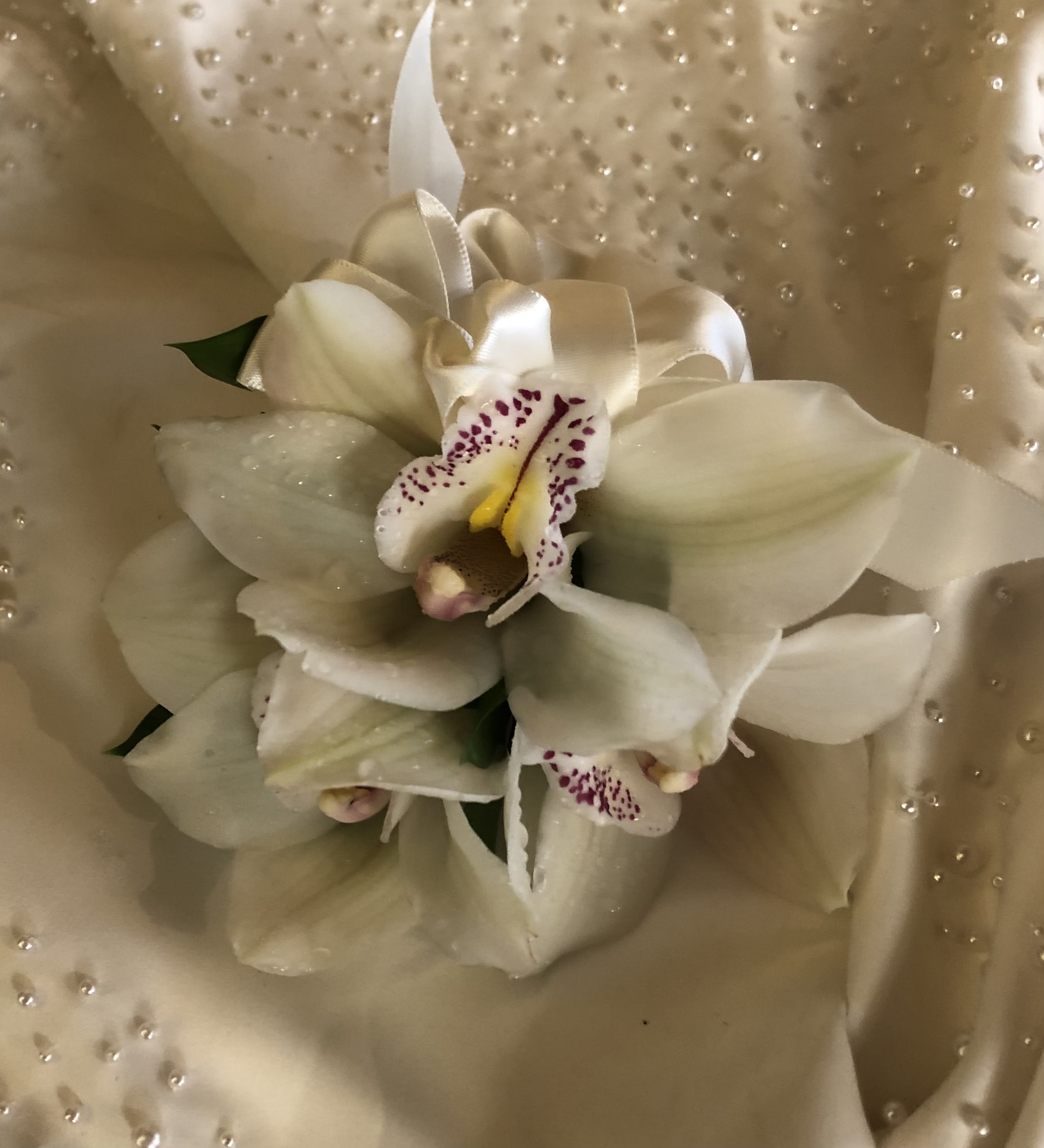 Orchid wrist corsage deals