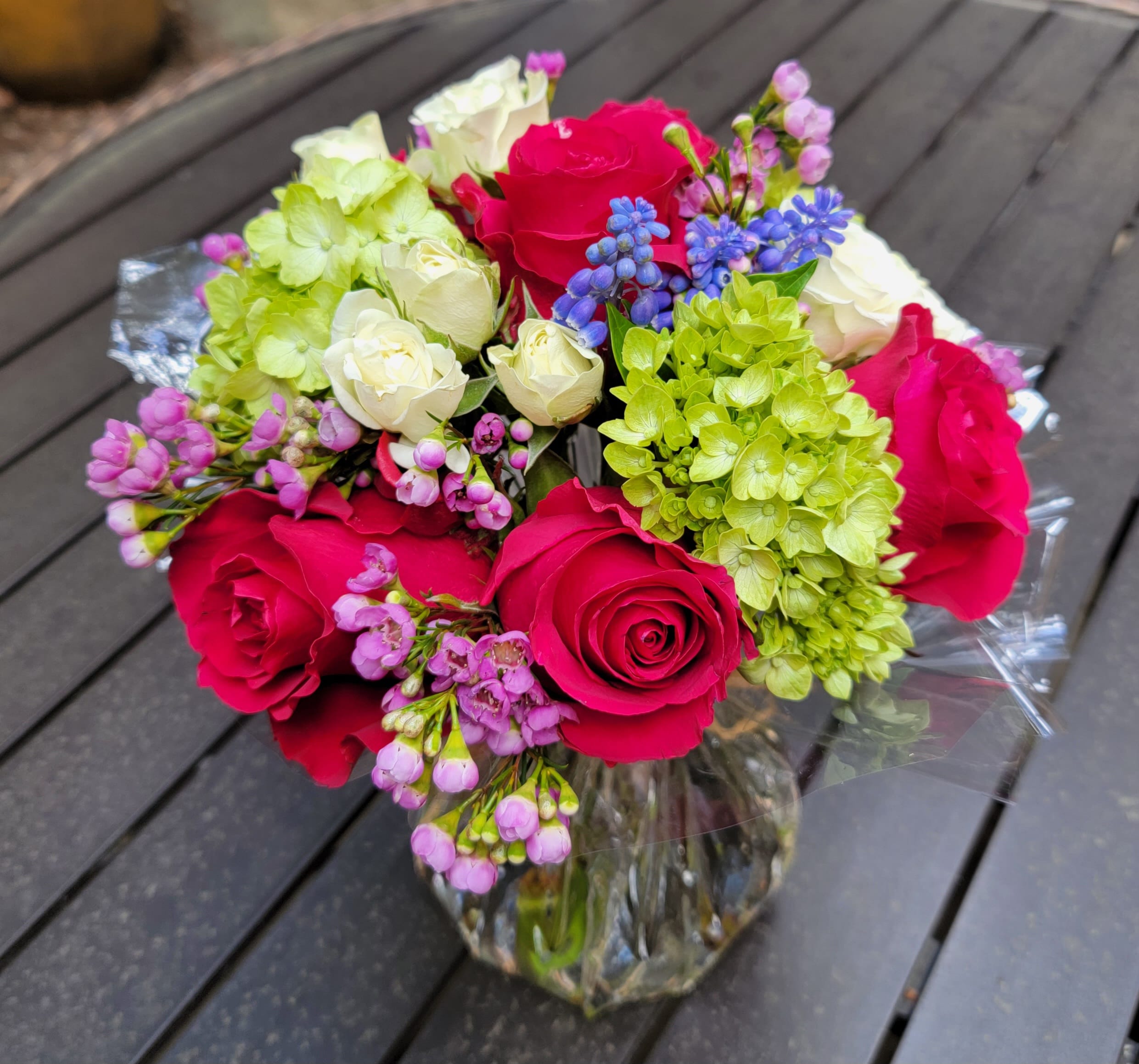 Bouquet in a bag in Lake Oswego, OR