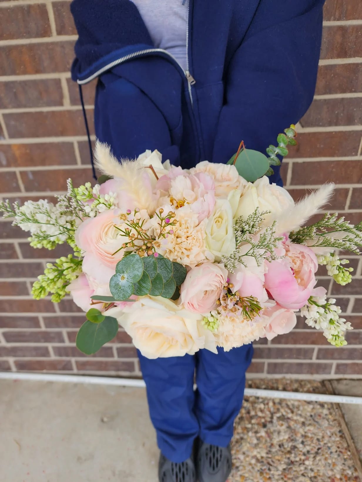 Blush and Cream Wedding Bouquet in Houston, TX All The Pretty Things HTX