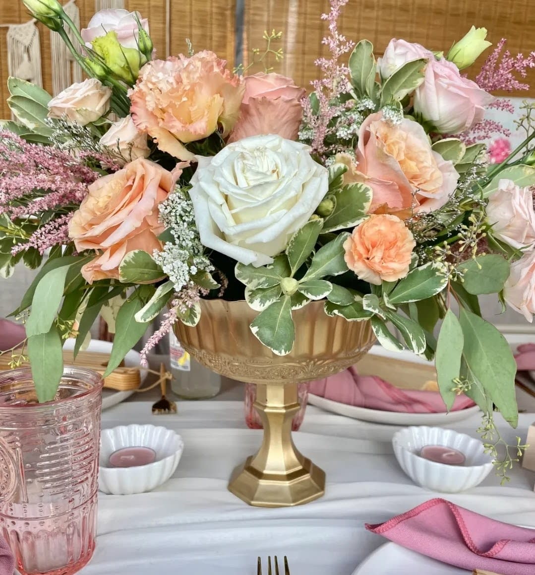 Blush Compote Centerpiece in Houston, TX All The Pretty Things HTX