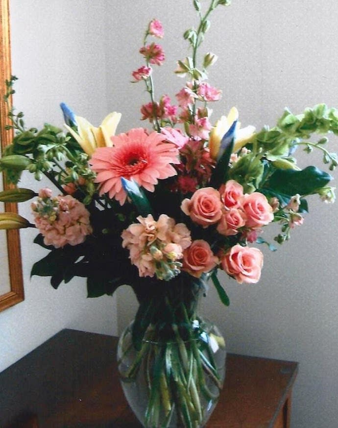 Pink & Purple Mixed Daisy Bouquet – Flower Arrangements – USA