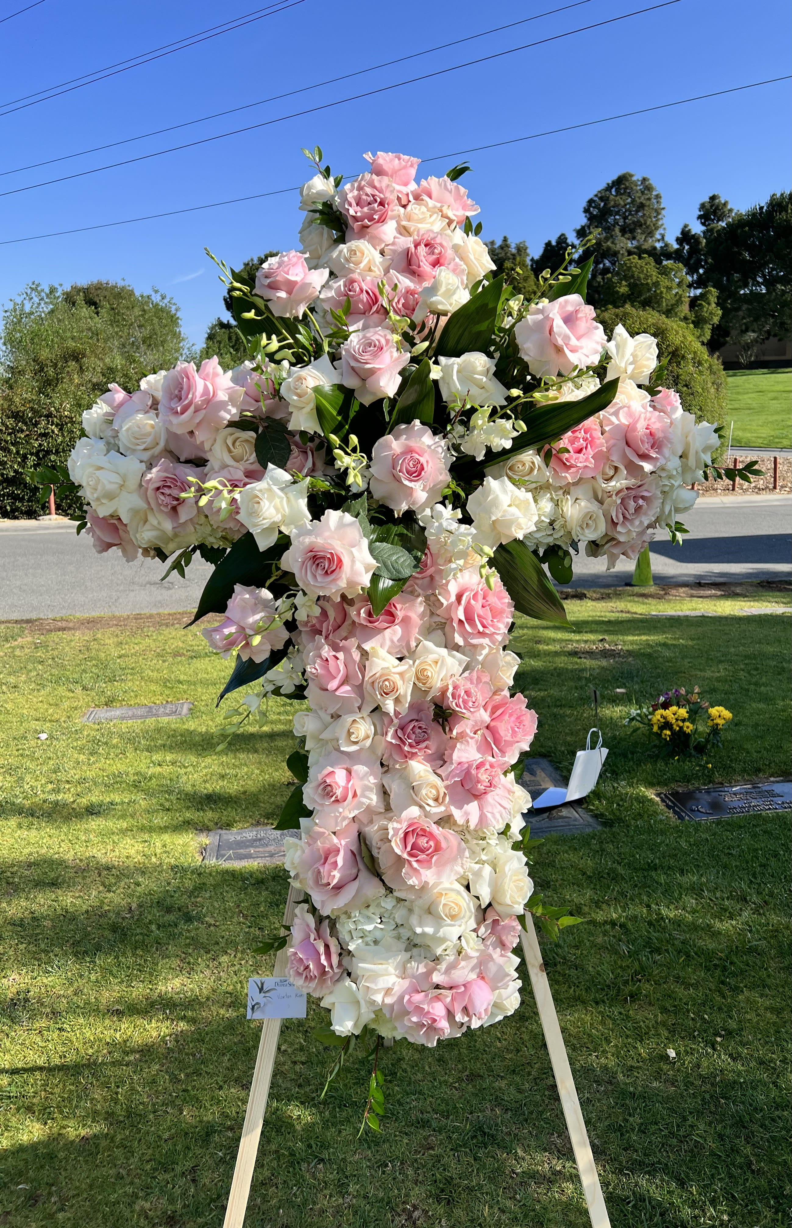 Pink Cross - Cross for sympathy