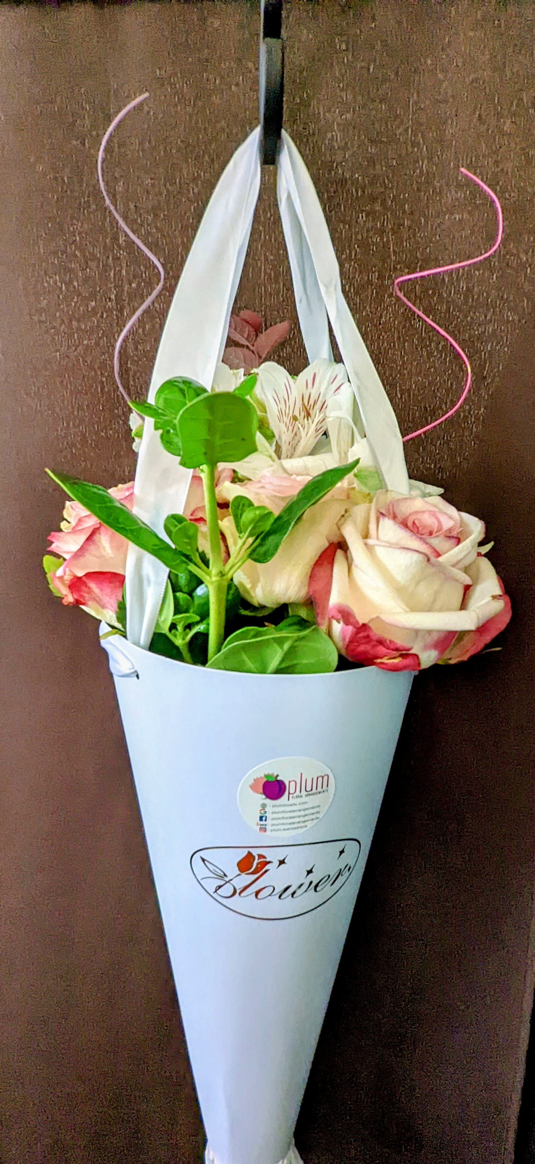 Hugs Limited Quantity Hugs Limited Quantity - Perfect for every occasion. 6 stems of roses with fillers, on Floral Hug bucket.