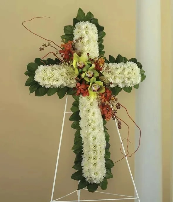 Tribute Cross Tribute Cross - White, Green, Red Cross
