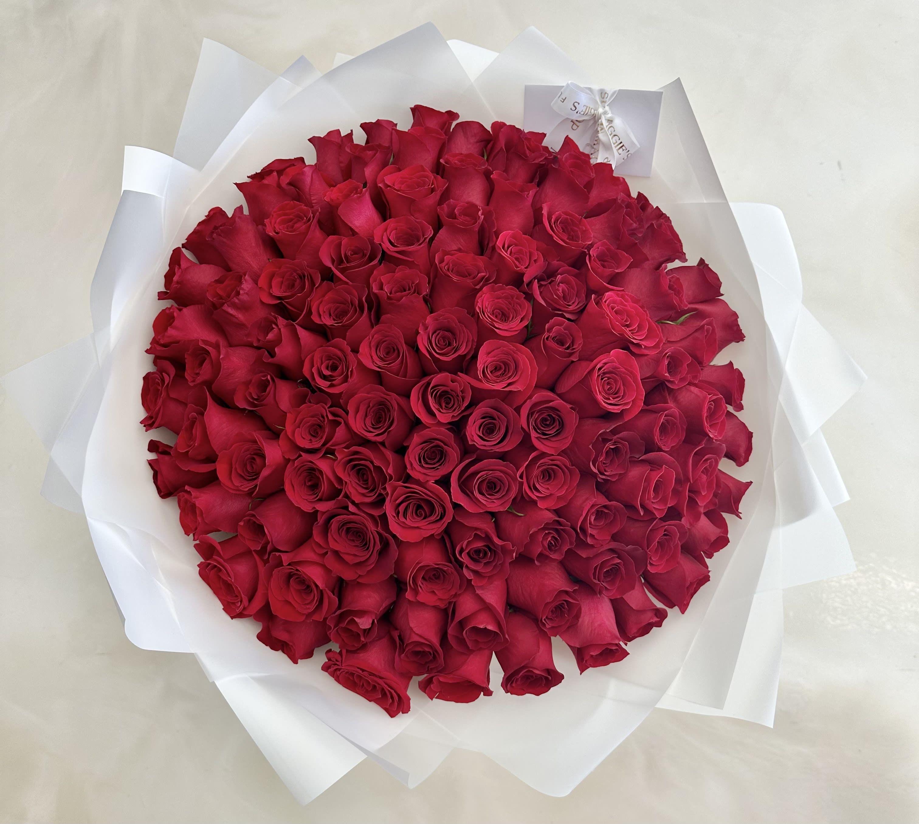 100 Rose Bouquet Wrap